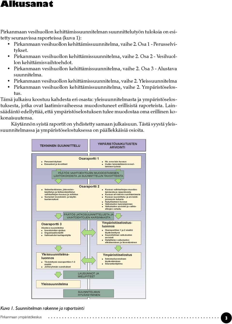 Pirkanmaan vesihuollon kehittämissuunnitelma, vaihe 2. Yleissuunnitelma Pirkanmaan vesihuollon kehittämissuunnitelma, vaihe 2. Ympäristöselostus.