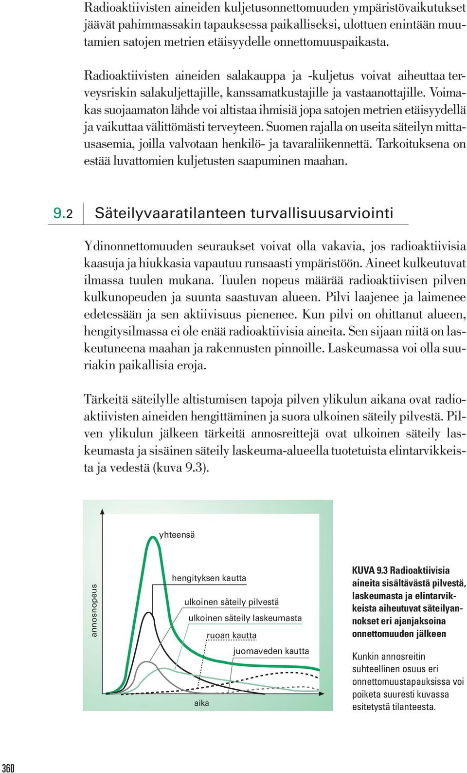 Voimakas suojaamaton lähde voi altistaa ihmisiä jopa satojen metrien etäisyydellä ja vaikuttaa välittömästi terveyteen.