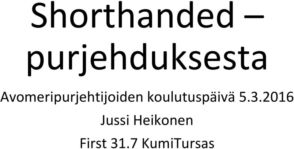 koulutuspäivä 5.3.