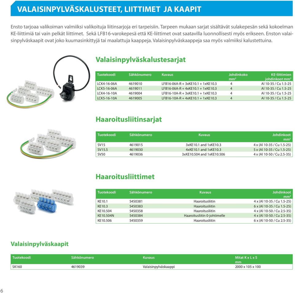 Enston valaisinpylväskaapit ovat joko kuumasinkittyjä tai maalattuja kaappeja. Valaisinpylväskaappeja saa myös valmiiksi kalustettuina.