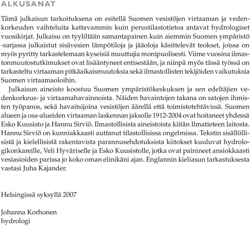 muuttujia monipuolisesti.