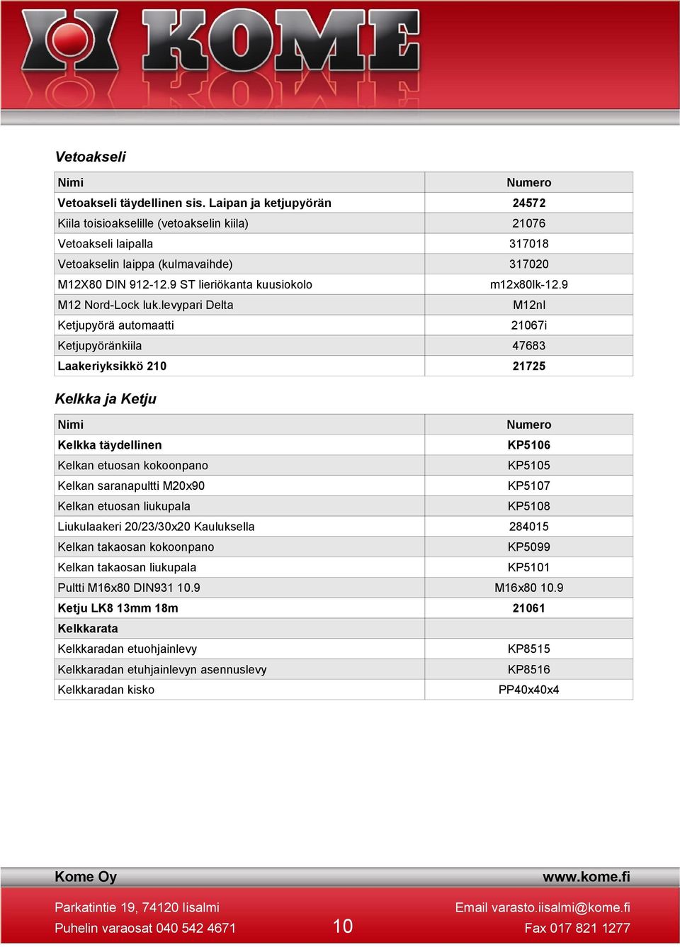 9 ST lieriökanta kuusiokolo m12x80lk-12.9 M12 Nord-Lock luk.