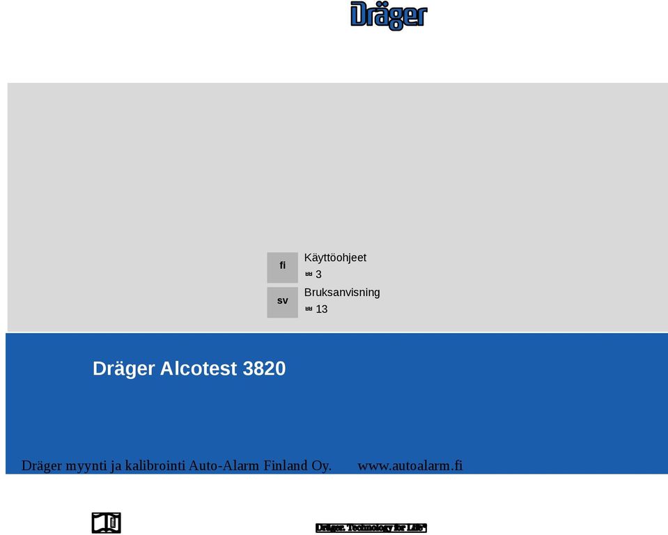 Alcotest 3820 Dräger myynti ja