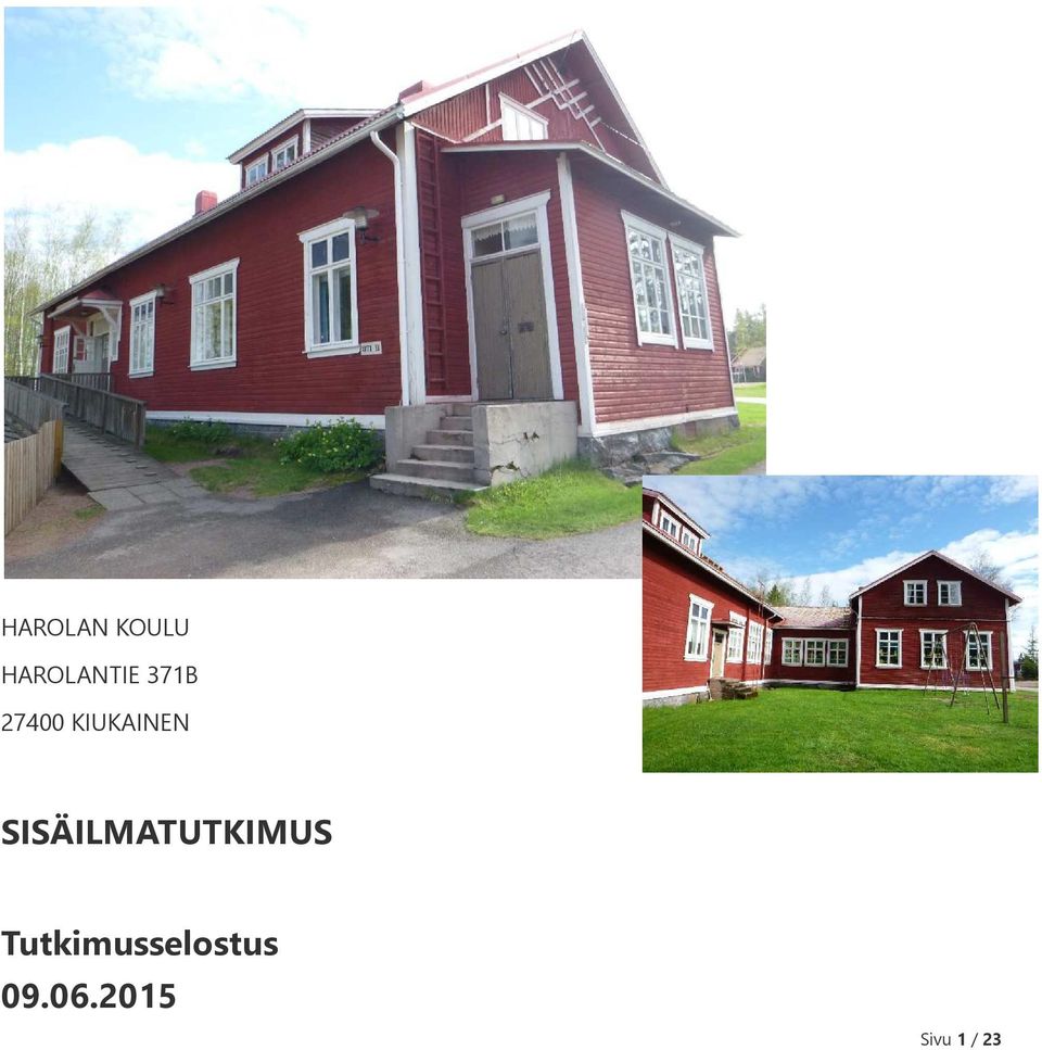 SISÄILMATUTKIMUS