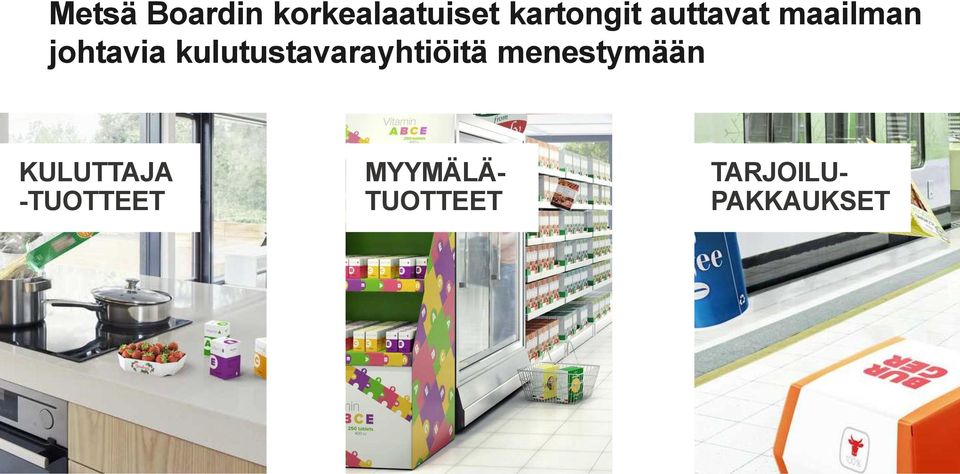 kulutustavarayhtiöitä menestymään