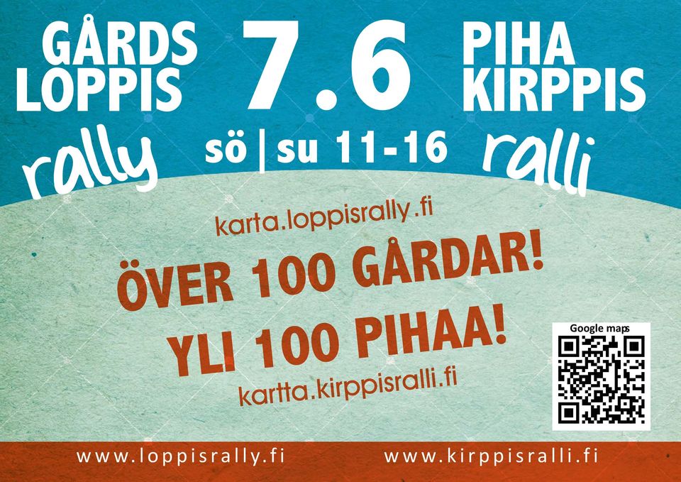 rally.fi ralli ÖVER 100 GÅRDAR!
