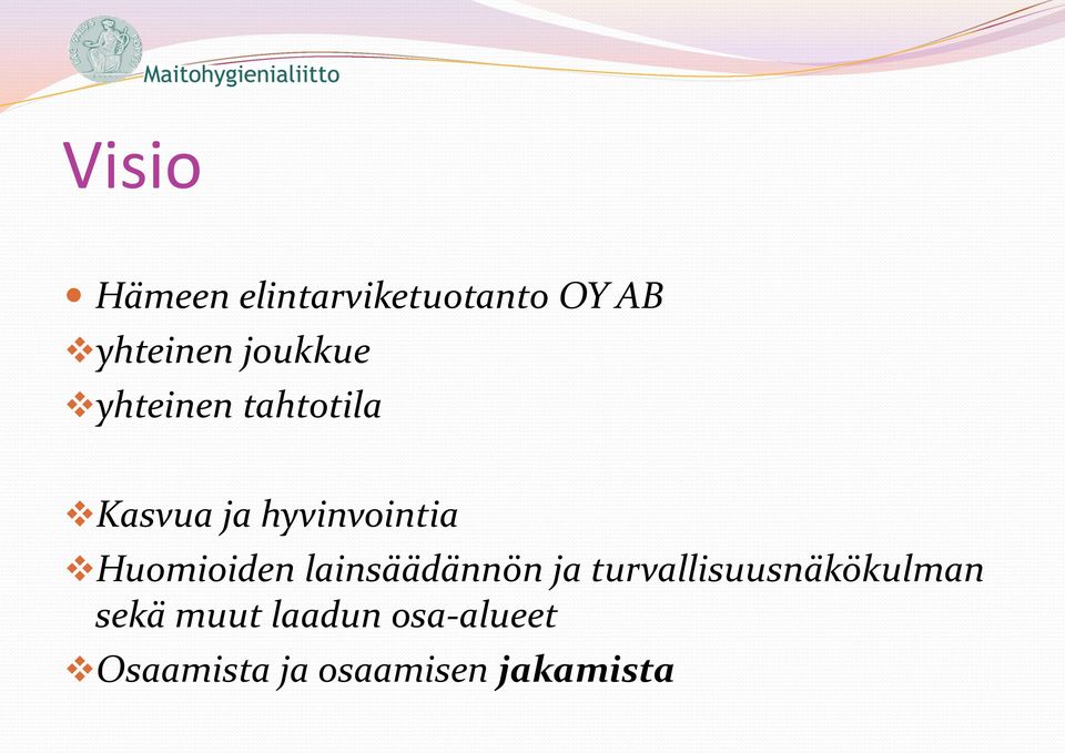 Huomioiden lainsäädännön ja turvallisuusnäkökulman