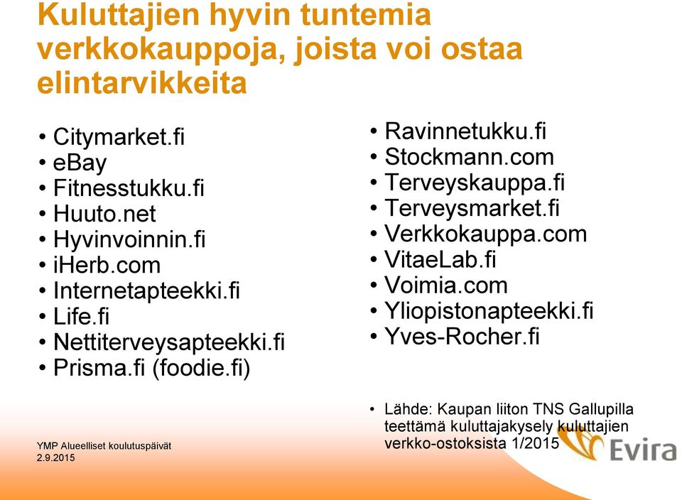 fi) Ravinnetukku.fi Stockmann.com Terveyskauppa.fi Terveysmarket.fi Verkkokauppa.com VitaeLab.fi Voimia.