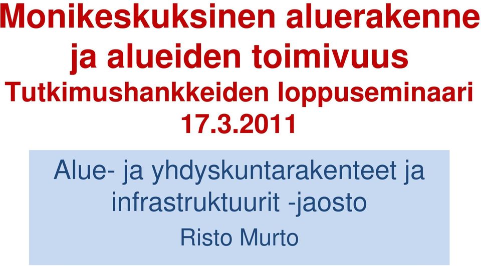 loppuseminaari 17.3.