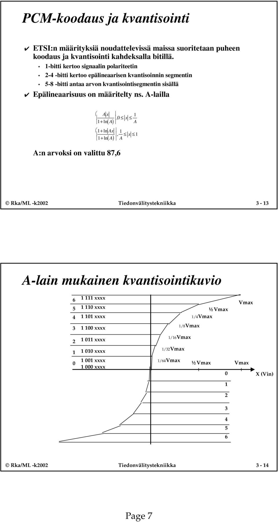 Epälineaarisuus on määritelty ns.