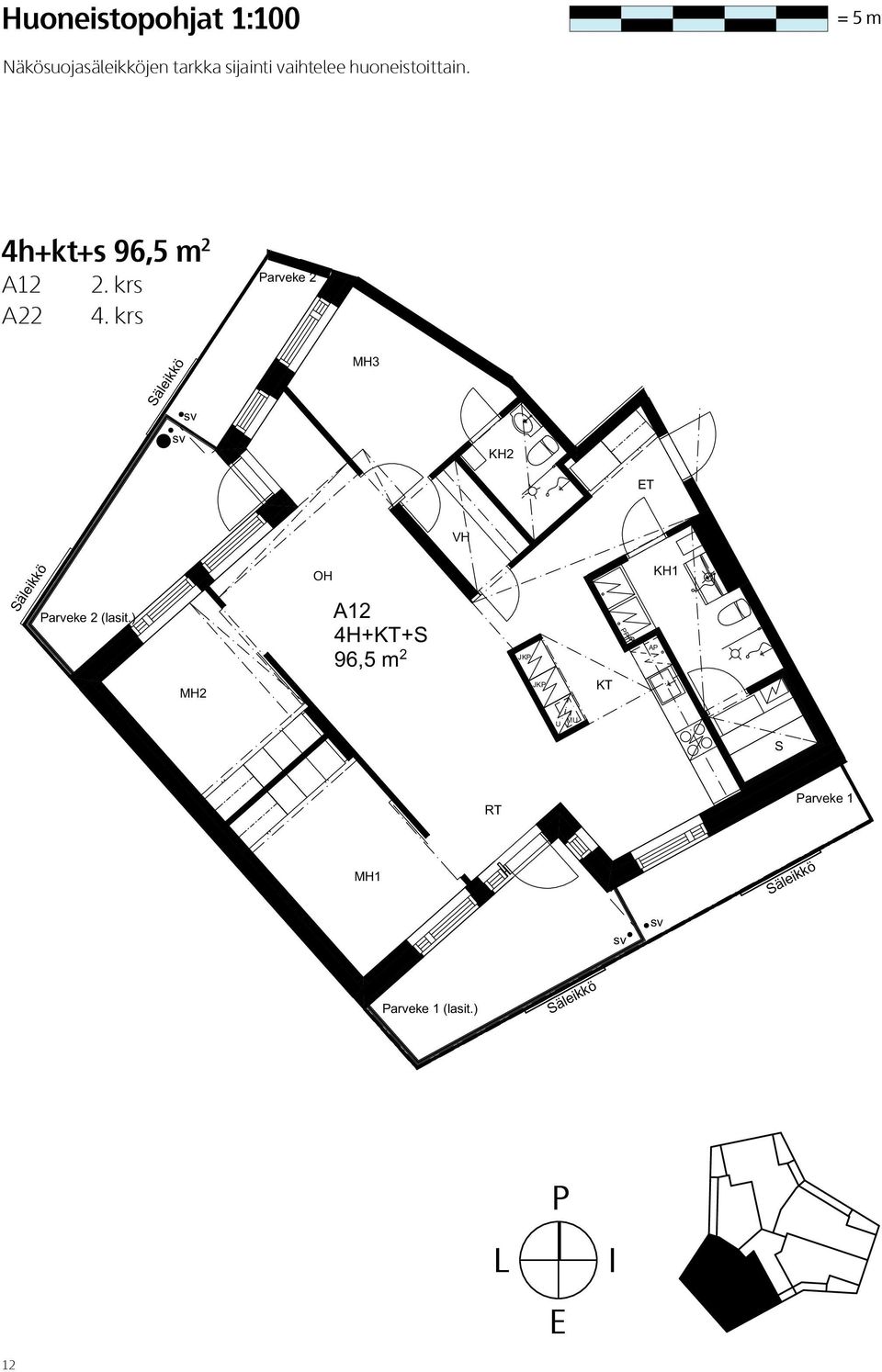 krs äleikkö arveke 2 MH3 KORI 1100x1400mm HII 3,5 m 2 A201 A-ORRA 30,5 m 2 +24,000 äleikkö äleikk arveke 2 (lasit.