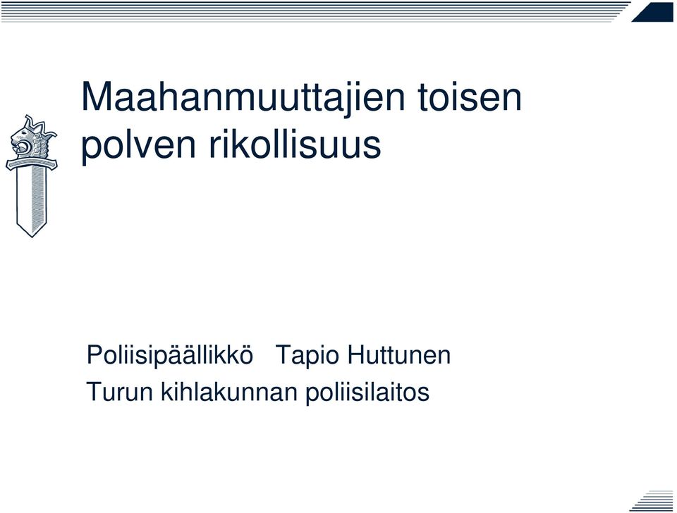 Poliisipäällikkö Tapio