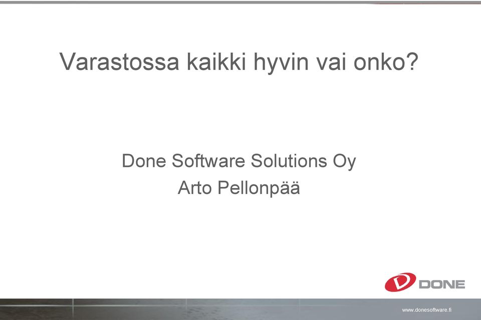 Done Software