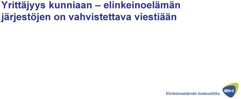 elinkeinoelämän