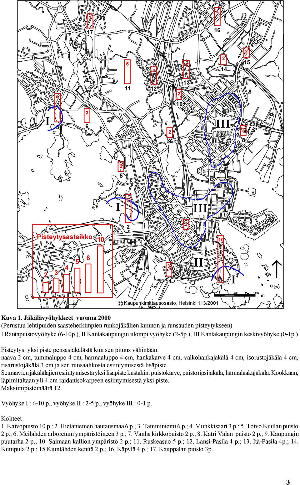 ), III Kantakaupungin keskivyöhyke (0-1p.