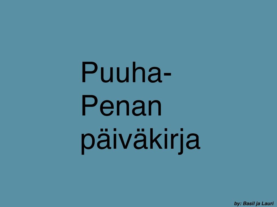 päiväkirja