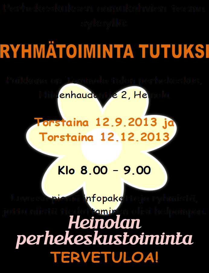 PERHEVALMENNUS HEINOLASSA 1. 2. 3. 4. 5.