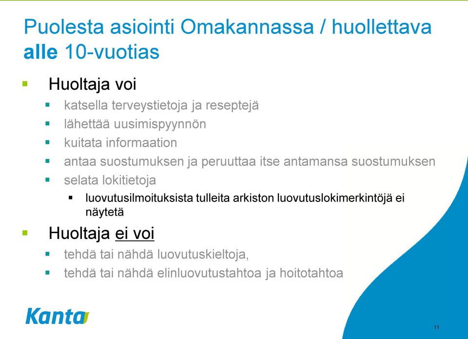 suostumuksen selata lokitietoja luovutusilmoituksista tulleita arkiston luovutuslokimerkintöjä ei