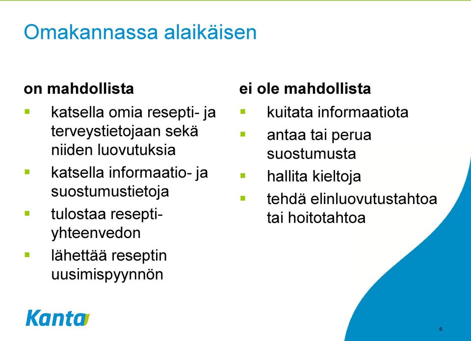 reseptiyhteenvedon lähettää reseptin uusimispyynnön ei ole mahdollista kuitata