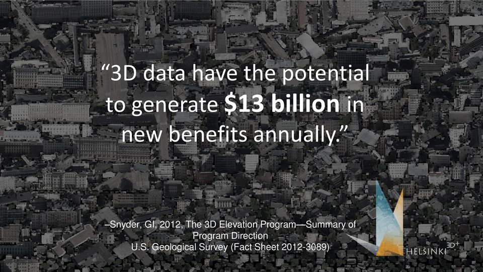 Snyder, GI, 2012, The 3D Elevation Program