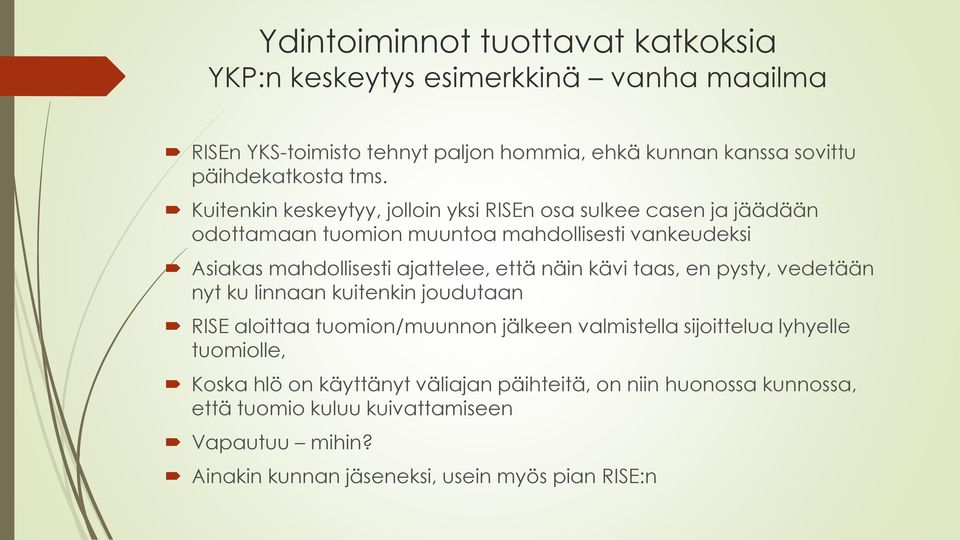 että näin kävi taas, en pysty, vedetään nyt ku linnaan kuitenkin joudutaan RISE aloittaa tuomion/muunnon jälkeen valmistella sijoittelua lyhyelle tuomiolle,