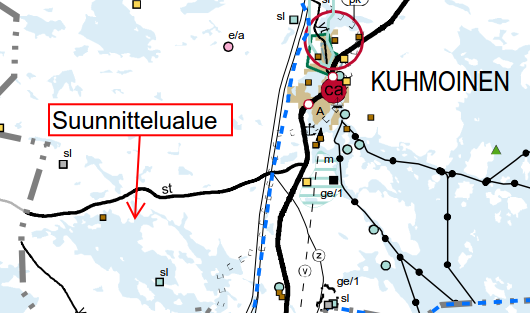 ARVIOINTISUUNNITELMA 5(10) 3.2 Maakuntakaava Ympäristöministeriö on 14.4.2009 hyväksynyt Keski-Suomen maakuntakaavan. Lainvoiman maakuntakaava sai 10.12.2009. Maakuntakaavassa ei ole aluevarauksia tai merkintöjä, jotka kohdistuisivat suunnittelualueeseen.