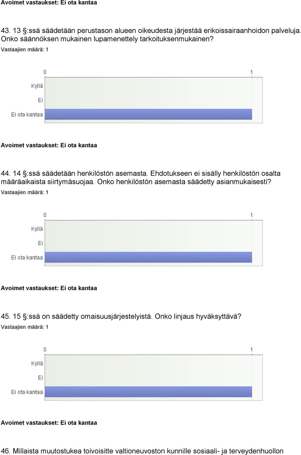 Ehdotukseen ei sisälly henkilöstön osalta määräaikaista siirtymäsuojaa. Onko henkilöstön asemasta säädetty asianmukaisesti?