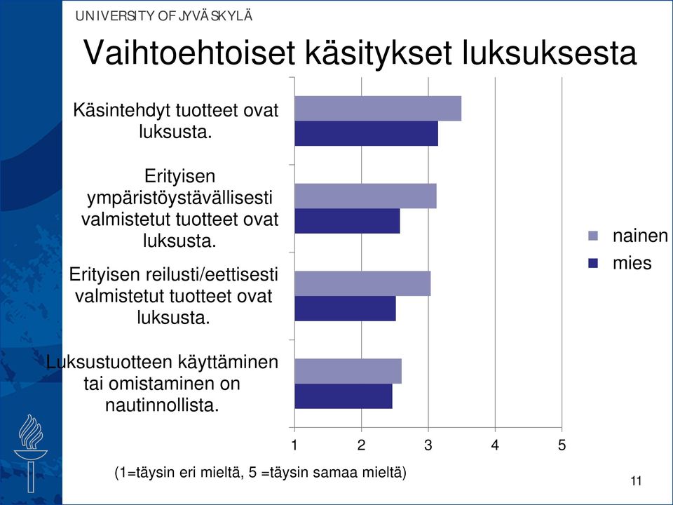 Erityisen reilusti/eettisesti valmistetut tuotteet ovat luksusta.