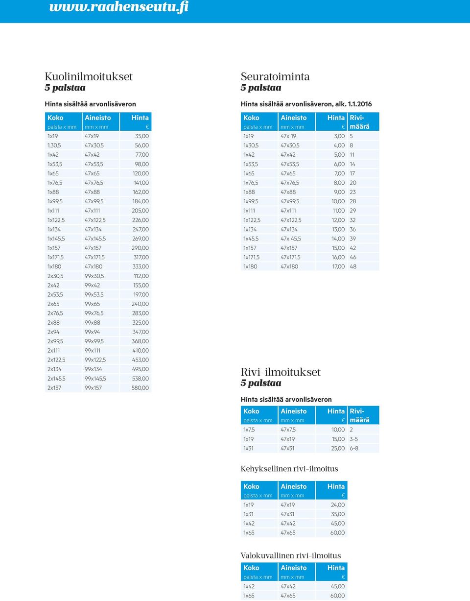 99x53,5 197,00 2x65 99x65 240,00 2x76,5 99x76,5 283,00 2x88 99x88 325,00 2x94 99x94 347,00 2x99,5 99x99,5 368,00 2x111 99x111 410,00 2x122,5 99x122,5 453,00 2x134 99x134 495,00 2x145,5 99x145,5