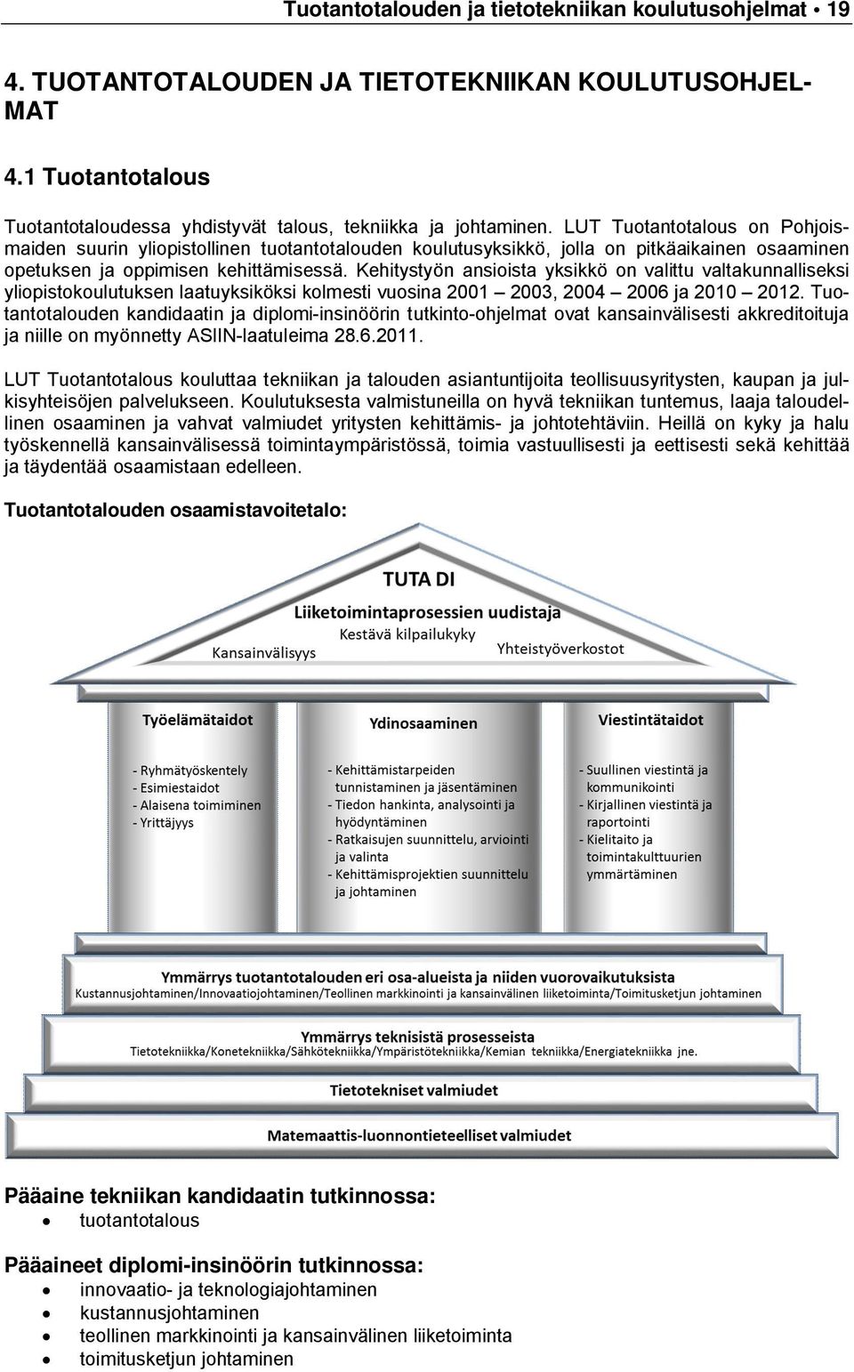 Kehitystyön ansioista yksikkö on valittu valtakunnalliseksi yliopistokoulutuksen laatuyksiköksi kolmesti vuosina 2001 2003, 2004 2006 ja 2010 2012.