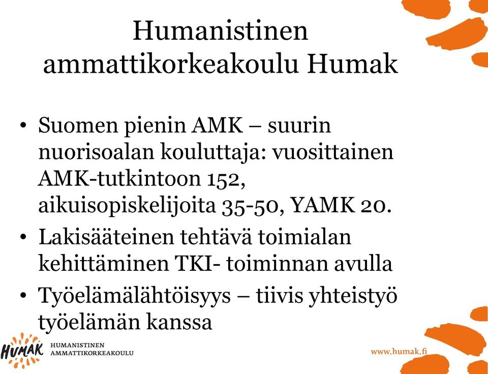 aikuisopiskelijoita 35-50, YAMK 20.