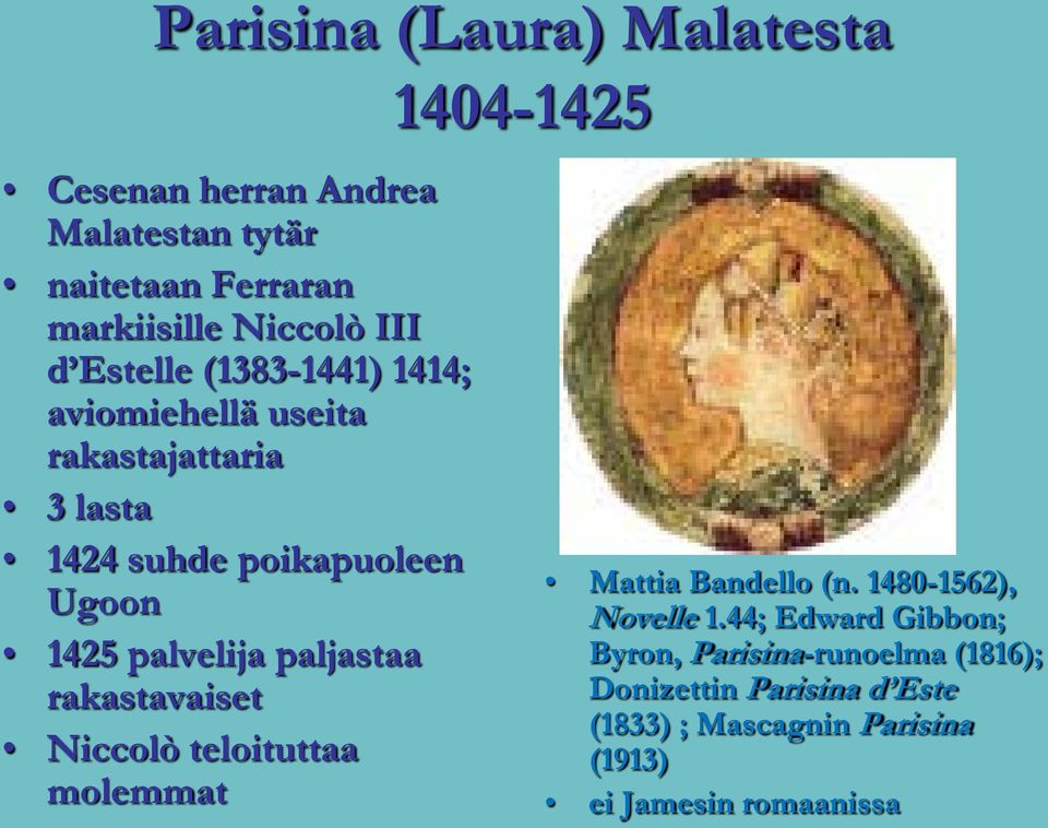 palvelija paljastaa rakastavaiset Niccolò teloituttaa molemmat Mattia Bandello (n. 1480-1562), Novelle 1.