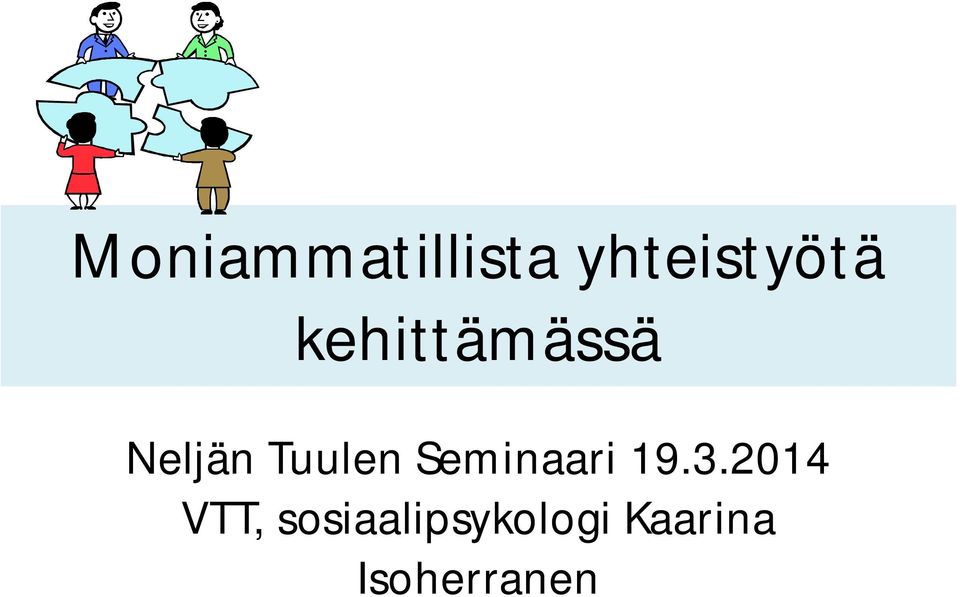 Seminaari 19.3.