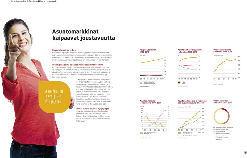 Helsingin kaupungin tietokeskuksen arvion mukaan vuonna 214 pääkaupungin väkiluku kasvoi 8 9 hengellä.