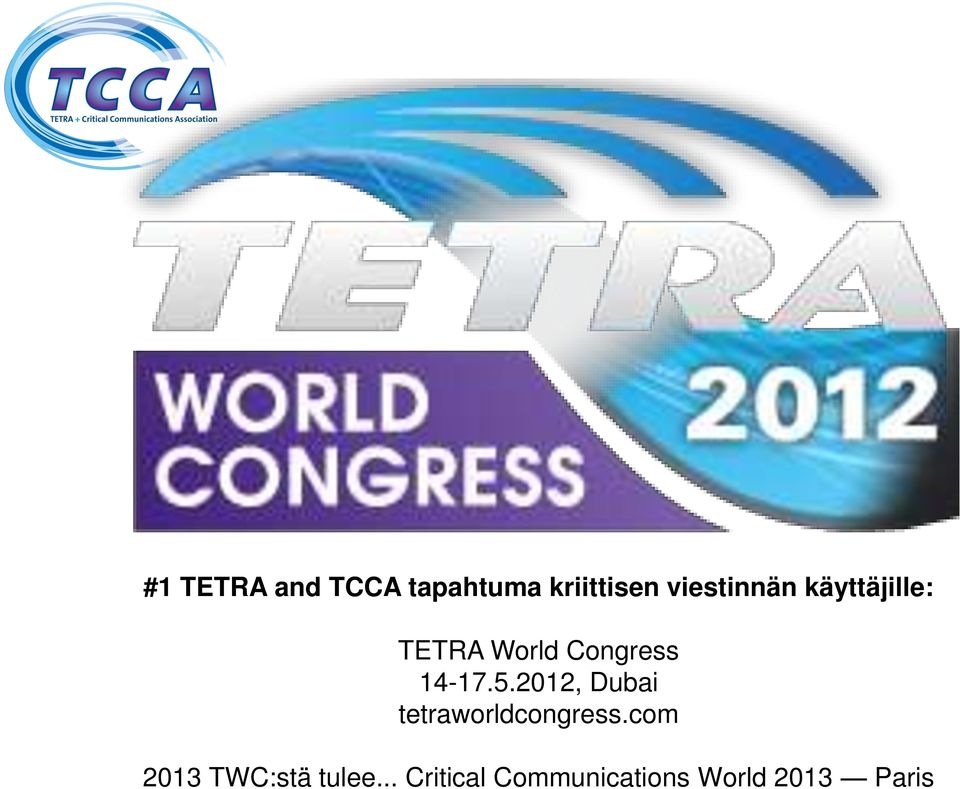 14-17.5.2012, Dubai tetraworldcongress.