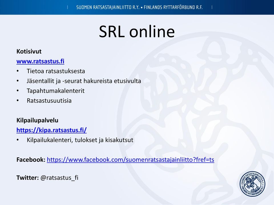 Tapahtumakalenterit Ratsastusuutisia Kilpailupalvelu https://kipa.ratsastus.