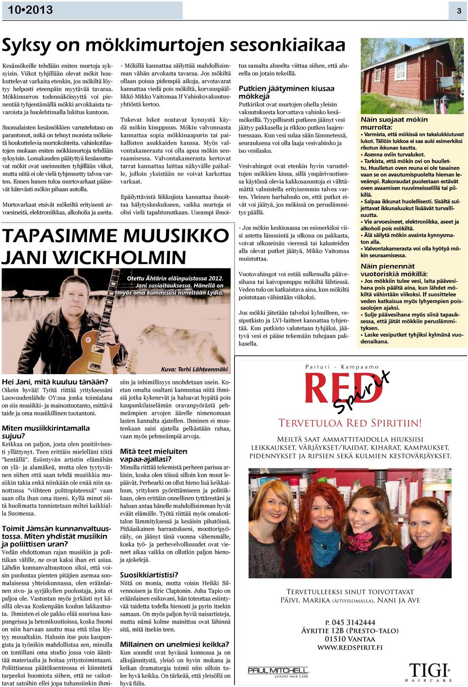Mökkimurron todennäköisyyttä voi pienentää tyhjentämällä mökki arvokkaista tavaroista ja huolehtimalla lukitus kuntoon.
