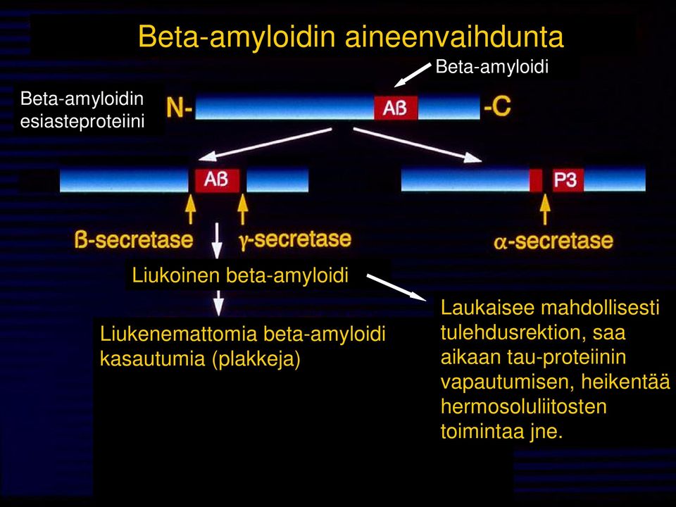 kasautumia (plakkeja) Laukaisee mahdollisesti tulehdusrektion, saa