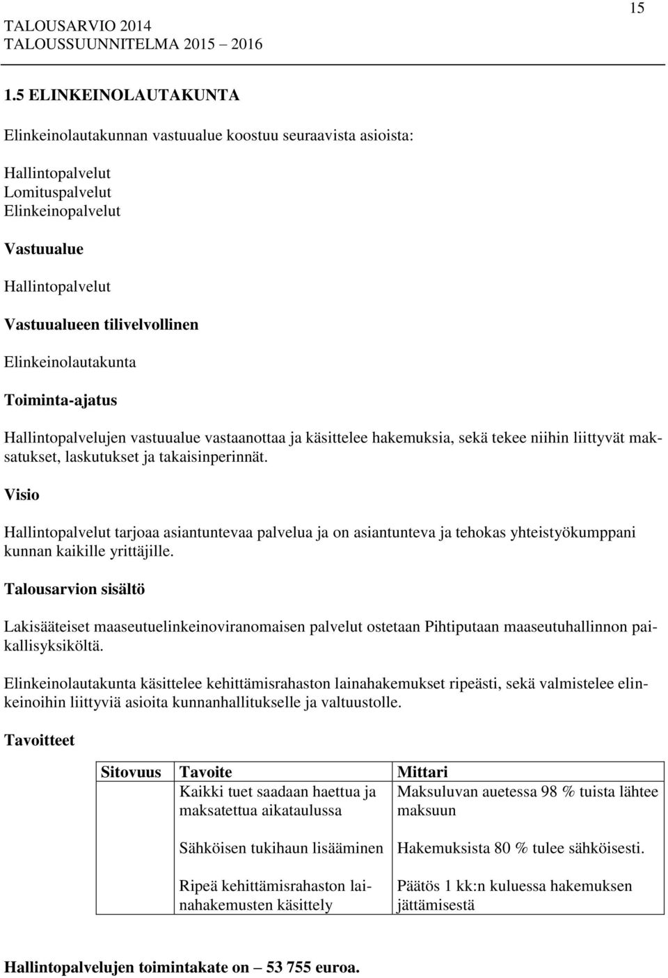 Visio Hallintopalvelut tarjoaa asiantuntevaa palvelua ja on asiantunteva ja tehokas yhteistyökumppani kunnan kaikille yrittäjille.