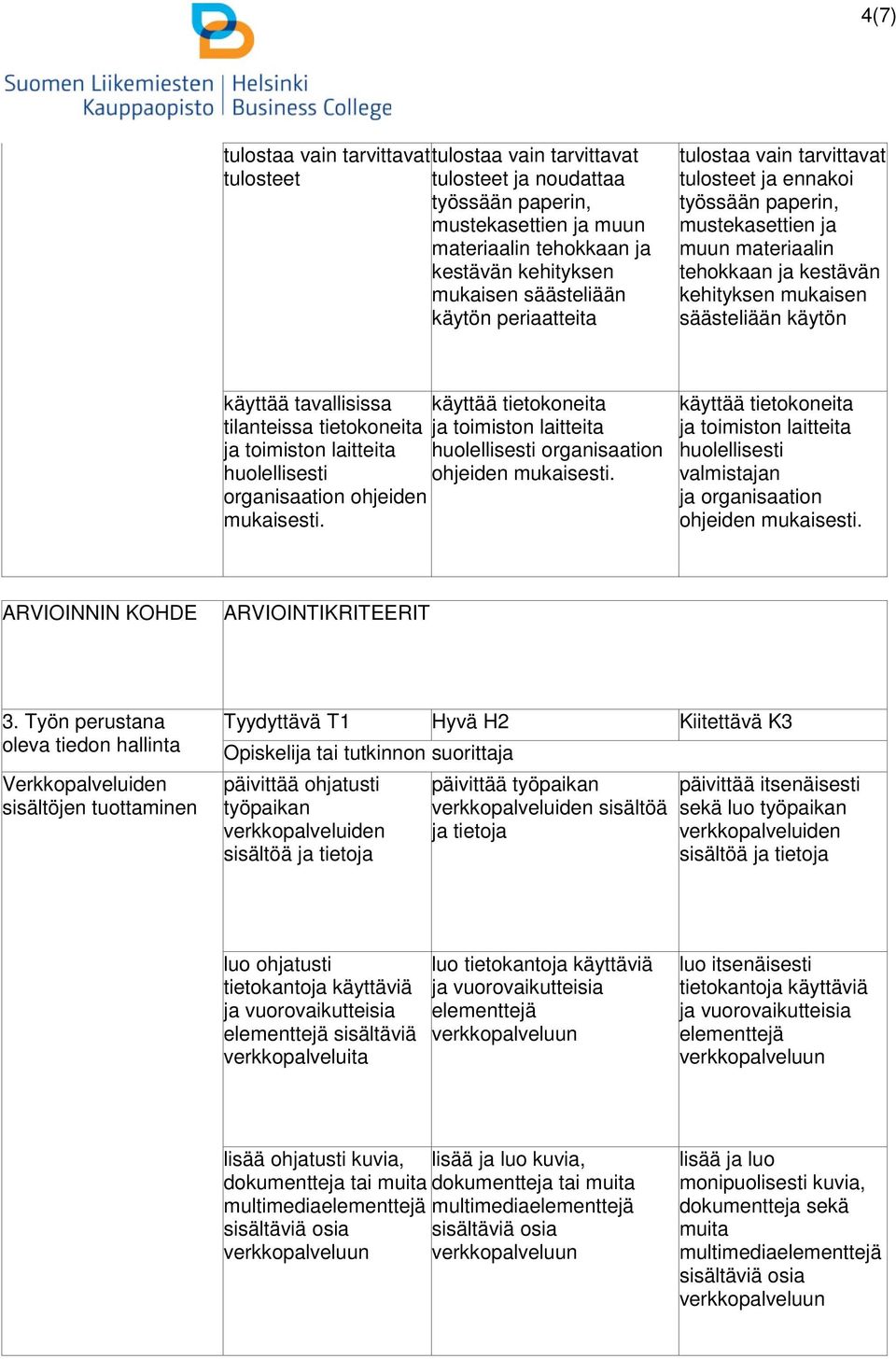 käyttää tietokoneita tilanteissa tietokoneita ja toimiston laitteita ja toimiston laitteita huolellisesti organisaation huolellisesti ohjeiden. organisaation ohjeiden.