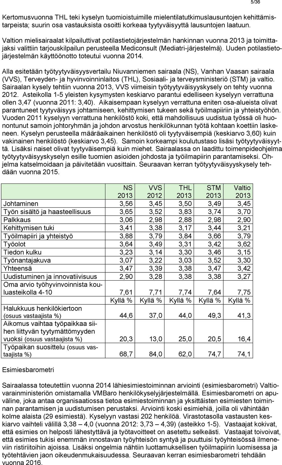 Uuden potilastietojärjestelmän käyttöönotto toteutui vuonna.