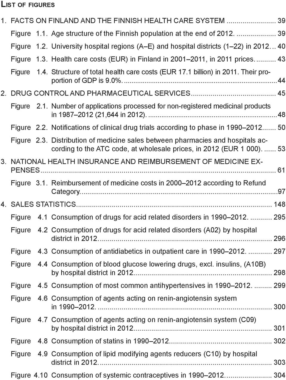 1 billion) in 2011. Their proportion of GDP is 9.0%...44 2. DRUG CONTROL AND PHARMACEUTICAL SERVICES... 45 Figure 2.1. Number of applications processed for non-registered medicinal products in 1987 2012 (21,644 in 2012).