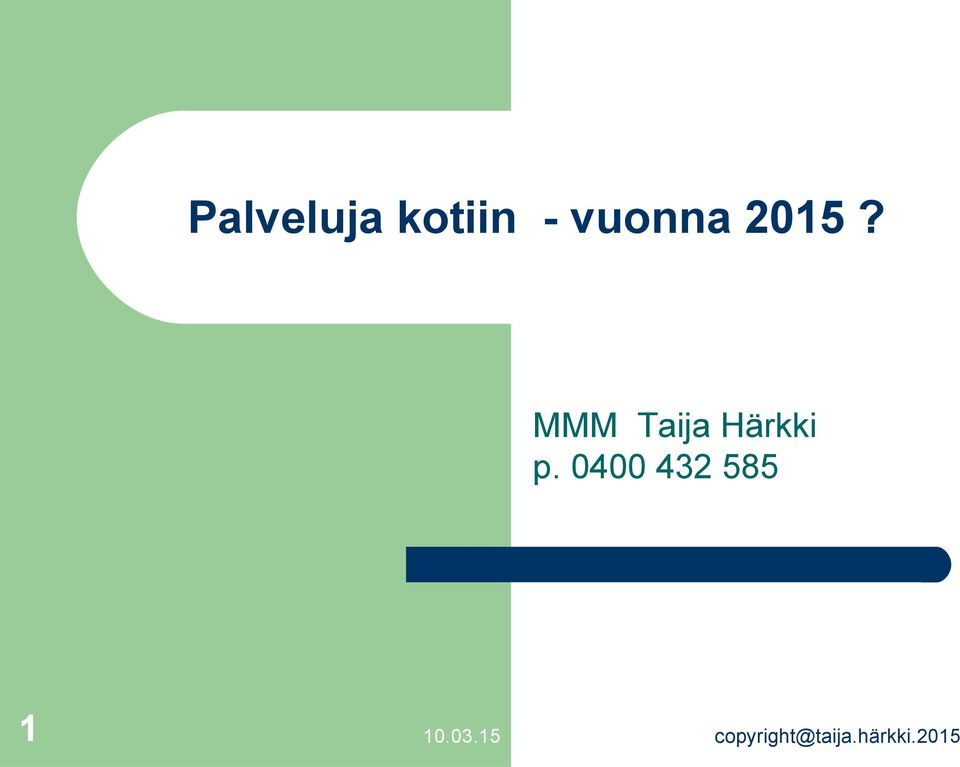 MMM Taija Härkki