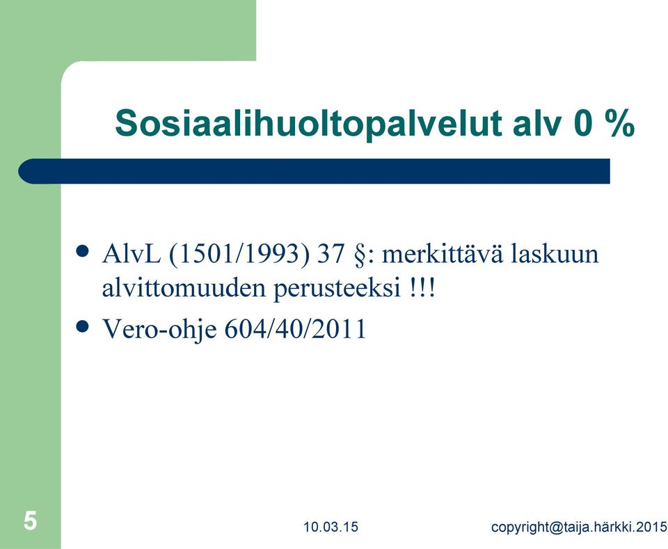 merkittävä laskuun