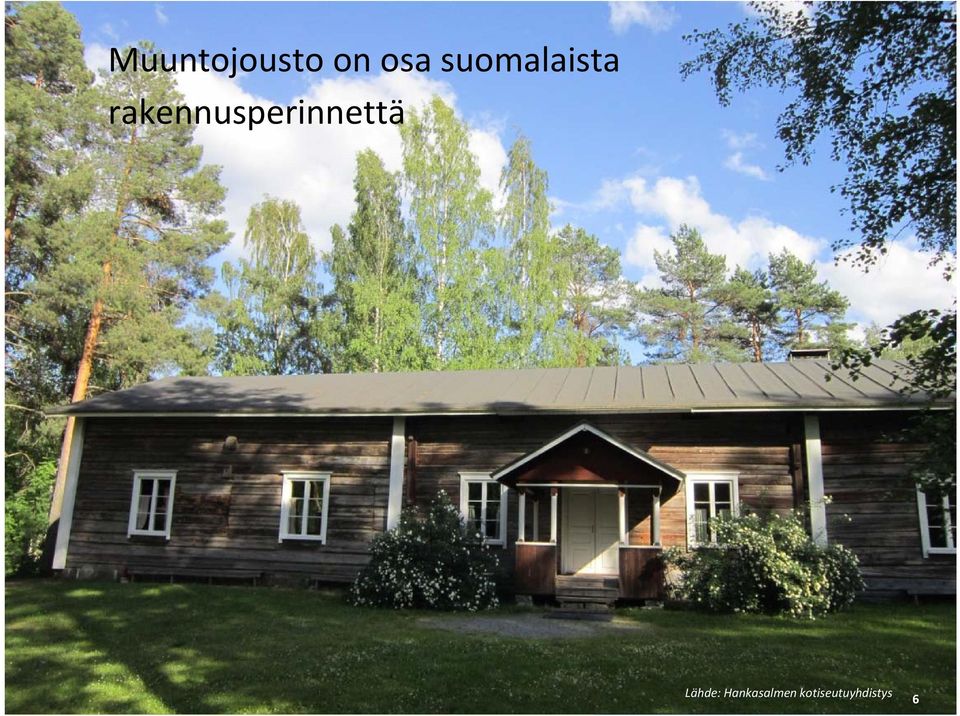 rakennusperinnettä