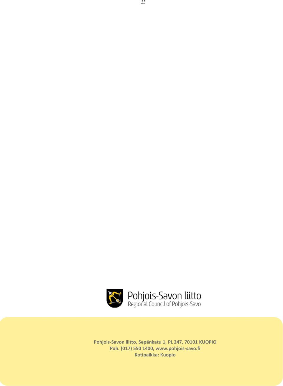 KUOPIO Puh.