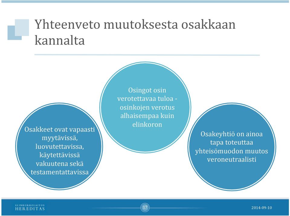 testamentattavissa Osingot osin verotettavaa tuloa - osinkojen verotus