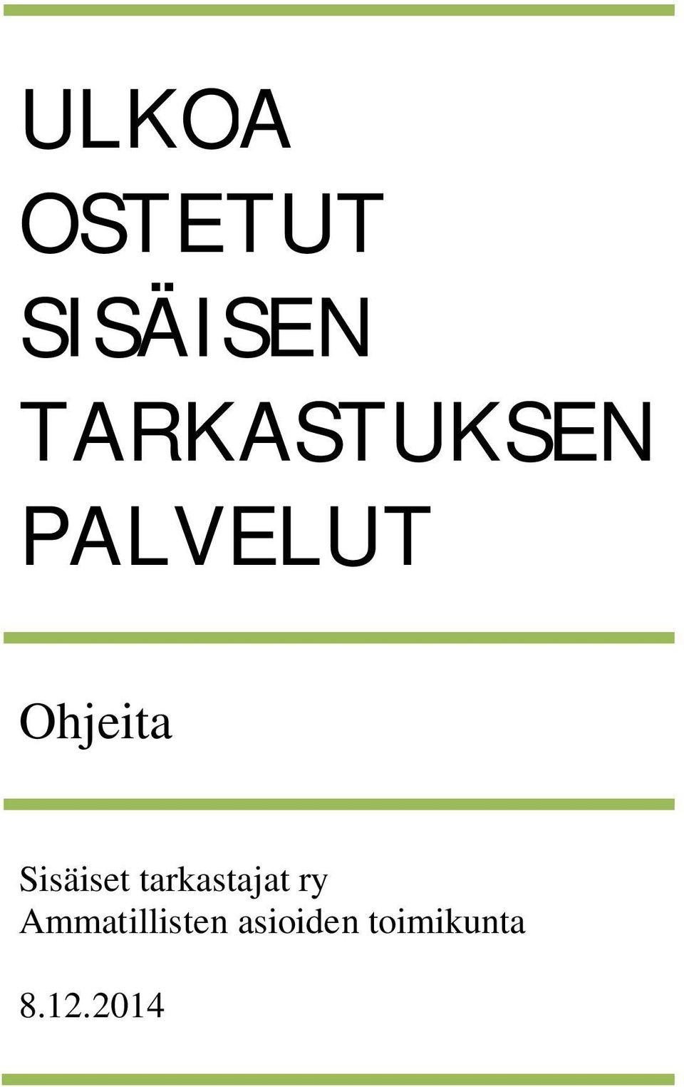 Sisäiset tarkastajat ry