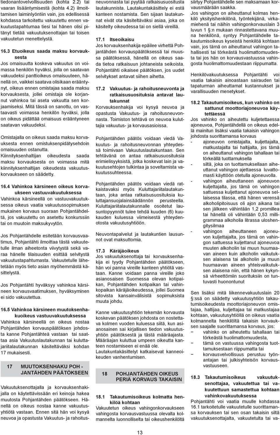 menettelystä. 16.