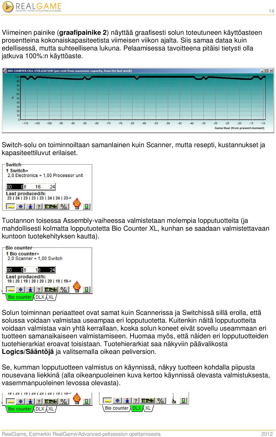 Switch-solu on toiminnoiltaan samanlainen kuin Scanner, mutta resepti, kustannukset ja kapasiteettiluvut erilaiset.